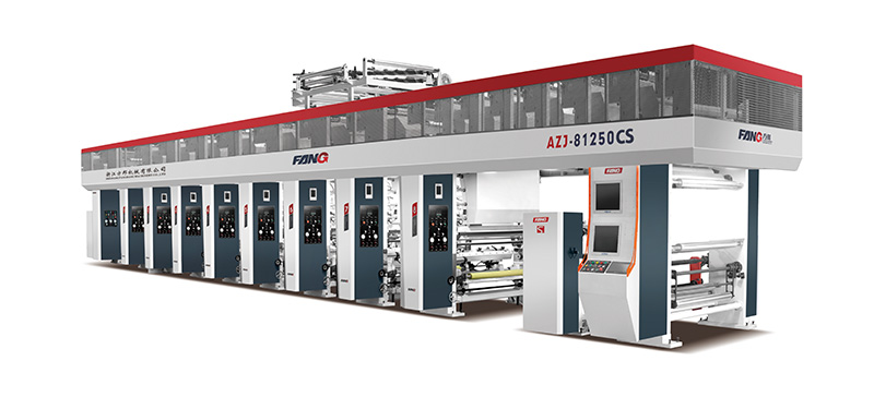 Electronic Axis Rotogravure Printing Machine 