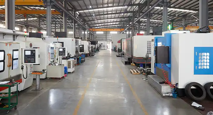 clean, well-lit printing facility with a modern gravure press line 